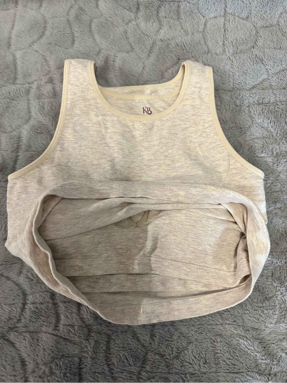 Kindred Bravely Sublime® Bamboo Maternity & Nursing Longline Bra Top Oatmeal S - Picture 7 of 9